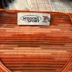 Missoni  Orange Striped Long Sleeve Tee Photo 1