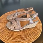 Clarks  Bronze Wedge Sandals Photo 3