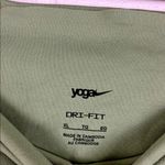 Nike Yoga women’s dri-fit luxe flared green performance pant stretch size XL Photo 2