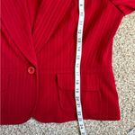 Bloomingdales NWOT Vintage Bloomingdale’s Red Blazer Jacket Size 16 Formal Office Holiday Photo 3