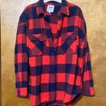 Aerie‎ Oversized Plaid Button Up Flannel XS Photo 0