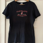 Genuine Merchandise Cleveland Indians  Navy Top‎ Size Large Photo 0