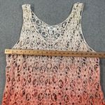 Cato Ombre Crochet Sleeveless Tank Top Women's 26/28W Pink White Open Knit Beach Photo 5
