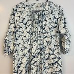 Thakoon for Target Blue Tye Die Button Down Shirt Dress Size Medium Photo 1