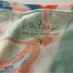 Lilly Pulitzer Small Pink Short Sleeve Shirt Sailboat Nautical Coastal Top *FLAW Photo 1