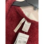Forgotten Grace  Plush Cardigan maroon‎ Size Large NWT Photo 2