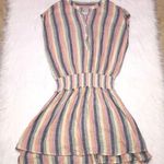 Rails Women’s Striped Multi-Color Button-Up Sleeveless Mini Dress Photo 0