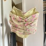 House Of CB Lemon Yellow Floral “Vivienne” Corset Top Photo 5