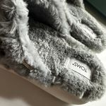 Toms Fluff Slippers Alpargata Mallow Mule Grey Smoke Faux Fur Women NEW Size 9.5 Photo 4