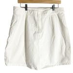 Madewell  Denim High-Waist Straight Mini Skirt in Tile White Size 30 Photo 3