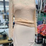 Bebe  floral lace bodycon dress L Photo 8