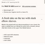 J.Crew  Refined rib elbow-sleeve T-shirt Photo 1