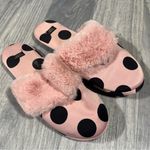 Victoria's Secret Victoria’s Secret Pink Polka Dot Slippers; Medium Women’s Photo 4