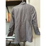 Ganni Drapey Cut Out Double Breasted Blazer Gray Womens Size 32 US XS Photo 11