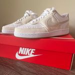 Nike New  Court Vision Low White and Cream Sneakers  (Women) Size 6.5M Photo 0