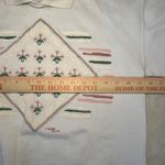 VTG 90s USA Made Grandma Sweater Womens L Collared Floral Coquette Cottage White Size L Photo 8