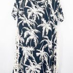 BEACH COVERUP From Thailand Fringe Pom Pom Side Slits B&W Swim Pool Sexy Small Black Photo 0