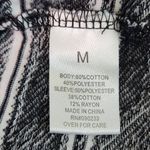  Black and White Print Baseball Tee Size Medium Women's Star Wars Top Photo 6