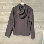 Under Armour Under Armor Woman’s Fleece Cropped Hoodie size large dark gray ribbed Photo 4