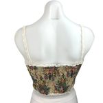 Finesse Victorian Antoinette Tapestry Floral Embroidered Corset Bustier Top Sz S Photo 5