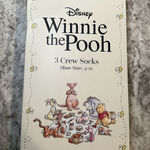 Disney New ‎ Winnie the Pooh Women's Graphic Crew Socks, 3 Pack, Sizes 4-10 Photo 0