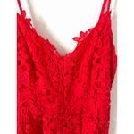 ASTR ASTL The Label Lace Adjustable Spaghetti Strap Midi Dress Red Size Small Photo 7