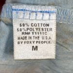 Butterfly Dropout Art to Wear Button Up Top Peacock Print 3/4 Sleeve M‎ Blue Size M Photo 5