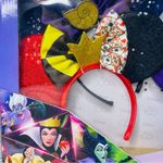 Disney Nwt villains 4 Mickey Mouse ears queen of hearts , maleficent , Ursula Photo 6