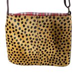 Panache Accessories & Co animal print brown red plaid shoulder crossbody bag Photo 0