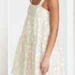 Moon River  Floral Applique Summer Dress Beige Size Small 1838 Photo 0