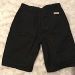 UNISEX. DC black pinstripe metal Logo pocket shorts Black Size 31 Photo 1