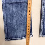 Miss Me  Boot Cut Jeans Mid Rise Size 30 Short Distressed Denim Embellished Photo 15