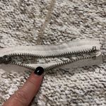 Chico's Chico’s Danika size 1 medium sleeveless zip up sweater tweeted moto vest brown Photo 10