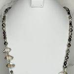 Chico's  Metallic Beaded Long Statement Necklace ✨ Photo 5