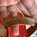 Franco Sarto Wedge Sandals Tennia Espadrille Platform Sandal Tangelo Suede Size Photo 5