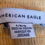 American Eagle  Wrap Dress Yellow Ruffled Boho Womens Large Photo 6