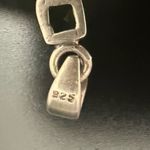 Vintage Handcrafted 925 Sterling Silver Moss Agate Stone & Peridot Pendant 10g. Green Photo 6