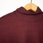 Paige Paxton Cabernet Black Convertible Neck Sweater Size Small Photo 3