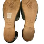 Free People  Beaumont Olive Green Woven Sandals Women’s Size 38 Photo 1