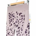 Zella NWT Cozy Pattern Base Layer Legging Purple Nebula Animal Print Size Medium Photo 7