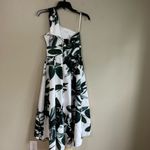 NWT asos leaf white green petite dress Size 2P Photo 6