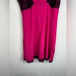 Pink & Black Lace Slip Dress Photo 4