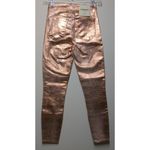 L'Agence Margot High Rise Skinny in Petal & Light Rose Gold Foil - Size 23 - NWT Photo 4