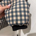 The Very Warm Mainline Printed Oversized Puffer Jacket Coat in Green Photo 9