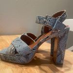 NY&C New York & Company Womens Adalia Platform, Square Heels, Rubber Outsole Blue Size 6 Photo 7