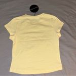 White Fox Boutique Give Up All My Time Baby Tee in Lemon (Yellow) and size small Photo 10