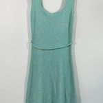 ZARA  Women Bright Teal Square Neck Sleeveless Knit Dress Size L NWT #3859/045 Photo 7