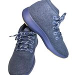 All Birds Women’s Wool Runner Up Mizzles High Top Sneakers Savanna Night Size 8 Blue Photo 1