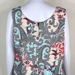 Eva Rose Floral Paisley Fit & Flair Dress (No size) Gray Size XXL Photo 5