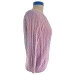 American Eagle Vtg Y2K  Cable Knit Purple Sweater XS Coquette Soft Girl Preppy Photo 2